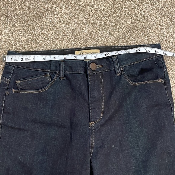 Democracy Ab Technology Jeans Skinny Dark Wash Size 10 Stretchy Denim Slimming - Picture 7 of 10